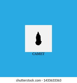camet icon sign signifier vector