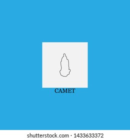 camet icon sign signifier vector