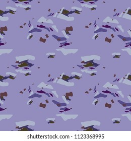 Camo background in different shades of violet, brown and green colors