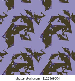 Camo background in different shades of violet, brown and green colors