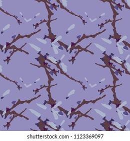 Camo background in different shades of violet and brown colors