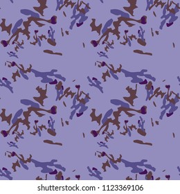 Camo background in different shades of violet and brown colors