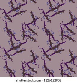 Camo background in diffetent shades of violet, brown, green and dark nude colors. Seamless repeat UFO camouflage pattern, usable as camoflauge print, backdrop, background etc.