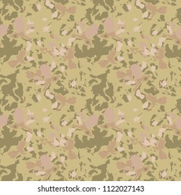 Camo background in green, brown and beige colors