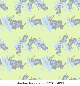 Camo background in national green, blue and grey colors