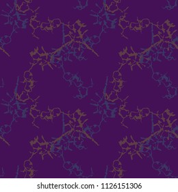 Camo background in violet, blue and brown colors. Seamless repeat UFO camouflage pattern, usable as camoflauge print for paintball or strikeball, backdrop, background etc.