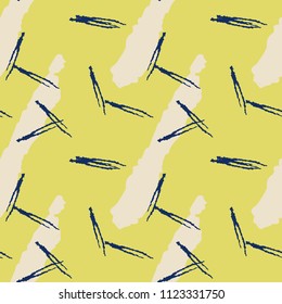 Camo background in yellow, blue and beige colors