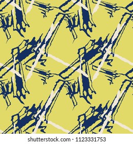 Camo background in yellow, blue and beige colors