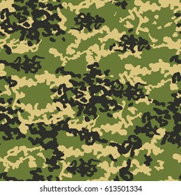 Camo, Camouflage pattern background seamless vector illustration. Camo, Camouflage pattern background seamless vector illustration. Classic clothing style masking Camouflage, camo repeat print.