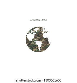 camo globe army day 2019 positive