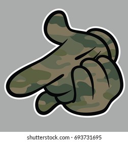 Camo Hands Shoot