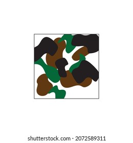 Camo Logo Vector Illustration Icon On Background 