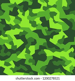 Camo seamless geometric pattern. Abstract modern camouflage military texture background. Vector illustration.