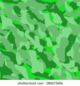 Camo seamless pattern. Camouflage seamless texture. Camo fabric. Camo fashion seamless print. Camo woodland concept. 