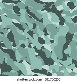 Camo seamless pattern. Camouflage seamless texture. Camo fabric. Camo fashion seamless print. Camo woodland concept.