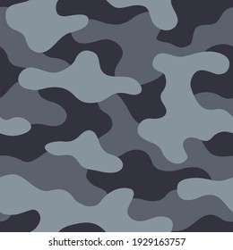 Patrón sin fisuras de la textura del árbol de camo. Resumen de un interminable ornamento de camuflaje militar. Fondo vectorial.