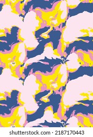 camo tye die, Tie Dye Dyed Pattern, Blue Colored Tie Dye. Blue Abstract Swirl Background. Seamless Shibori Hippie. Spiral Dyed Repeat. Japanese Tie Dye. Vector Dyed Background
