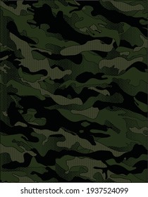 camouflage abstract pattern, Military Camouflage pattern design element for Army background, printing clothes, fabrics, sport t-shirts jersey, web banners, posters, cards and wallpapers