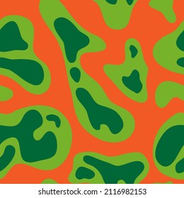 Camouflage animal seamless pattern background Abstract spot logo icon Natural modern design Decorative texture Fashion print for textile clothes greeting invitation card banner ad poster cover banner