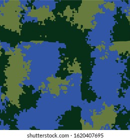 Camouflage army abstract modern vector military fabric textile print