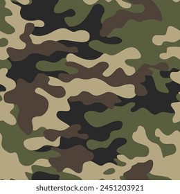 
Fondo del ejército del camuflaje, textura clásica, diseño militar, impresión de la calle