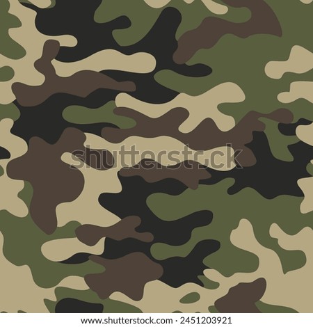 
Camouflage army background, classic texture, military design, street print