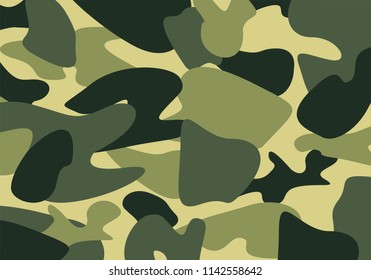 Camouflage Army Patter Background Vector Eps 10