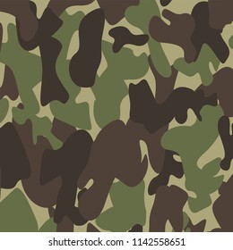 Camouflage Army Patter Background Vector Eps 10
