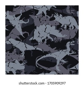 Camouflage army pattern dinosaur, tee shirt graphics, vectors, animal