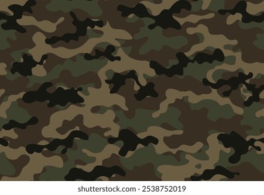 
camouflage army pattern vector background, military seamless print, shape texture, urban style