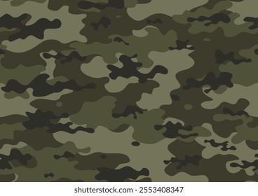 camouflage army pattern vector seamless modern background, classic design for print