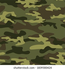 camouflage army print vector seamless outline military