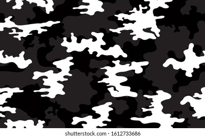 Camouflage Army skin seamless full textile military textile products Background Pattern Vector illustration