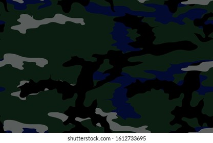 Camouflage Army skin seamless full textile military textile products Background Pattern Vector illustration