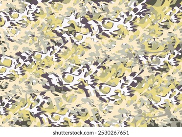 Camouflage autumn motifs for covers or fabrics. Oriental backdrop for fashion trends, business concepts, wallpaper, scrapbooking, interior solutions, tiles, prints, textiles, carpets, etc. Vector