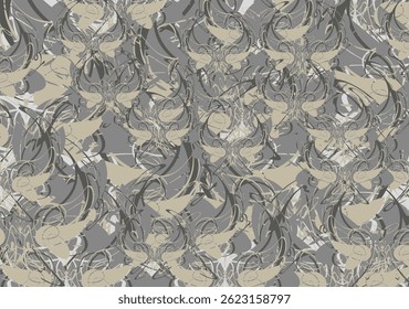 Camouflage backdrop created by butterfly wings for fabrics or covers. Ethnic butterfly motifs for fashion trends, business concepts, scrapbooking, interior solutions, tiles, prints, wallpaper, posters