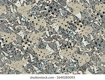 Camouflage backdrop with linear and butterfly wings elements for fabrics or covers. Colored ornamental butterfly motifs for batiks, carpets, tiles, fashion trends, textiles, wallpaper, dynamic posters