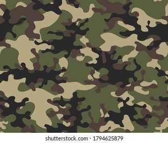 Camouflage background army modern vector military pattern fabric textile print vector