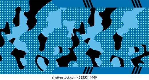 camouflage background DESIGN ABSTRACT VECTOR ILLUSTRATION 