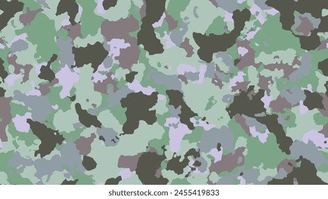 Fondo de camuflaje. Textura militar moderna. Patrón militar sin costuras para textil. Plantilla mínima beige. Diseño de combate multicolor. Ilustración vectorial.