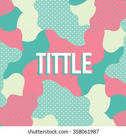 Camouflage background pattern. Colourful camouflage in dotted background. Camouflage vector.