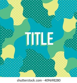 Camouflage background pattern. Colourful camouflage in dotted background. Camouflage vector.