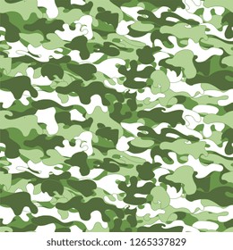 Camouflage background. Seamless pattern vector.