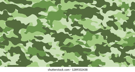 Camouflage background. Seamless pattern vector.