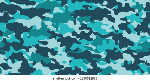 Camouflage background. Seamless pattern vector.