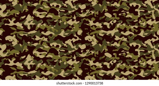 Camouflage background. Seamless pattern vector.