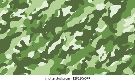 Camouflage background. Seamless pattern vector.