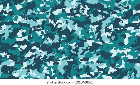 Camouflage background. Seamless pattern vector.