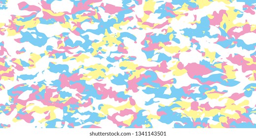 Camouflage background. Seamless pattern vector.