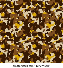 Camouflage background. Seamless pattern vector.